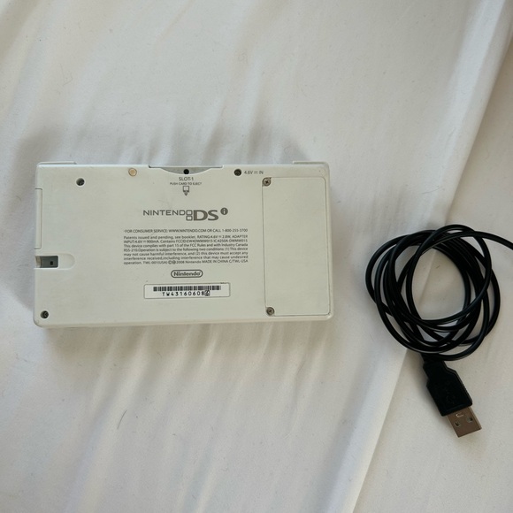 White Nintendo DSi Handheld Game Console